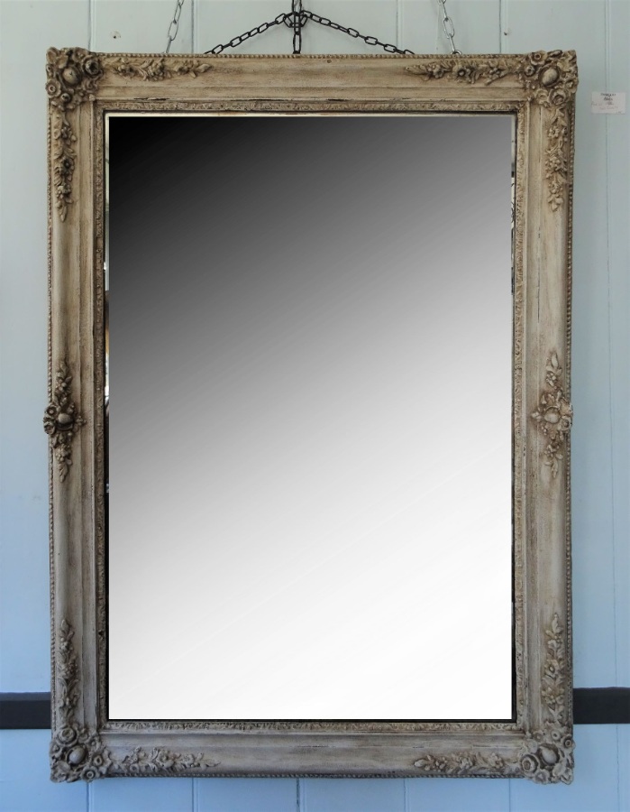 Large 18th/19th Century Painted Wall Mirror